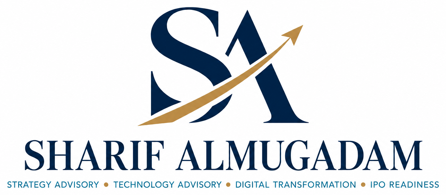Sharif Almugadam personal advisory logo